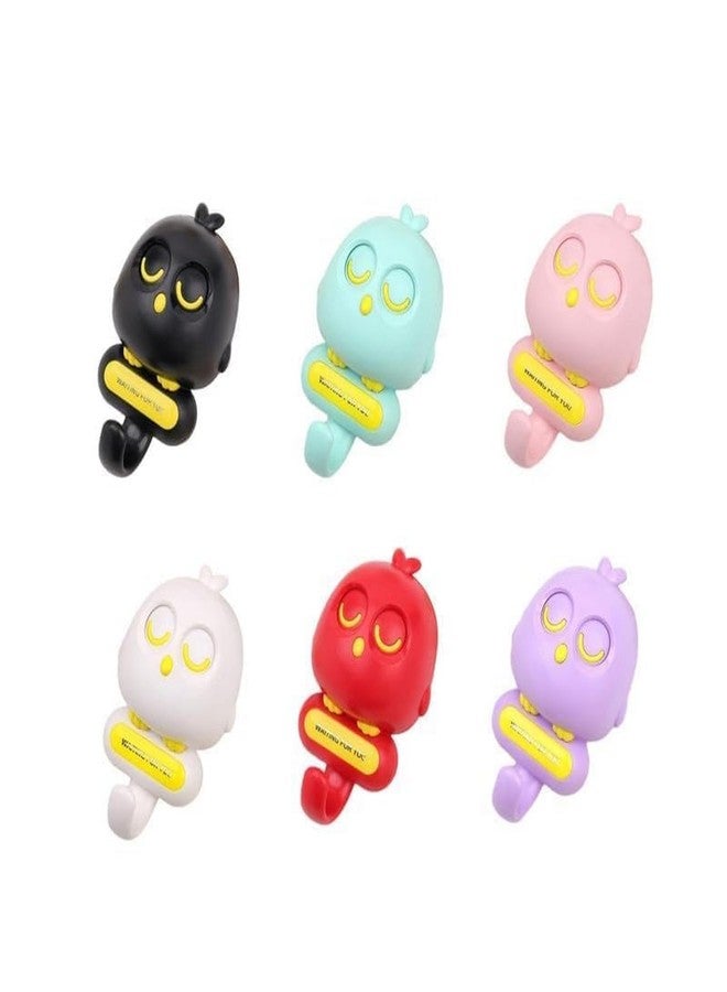 Vexton Heavy Duty 2 KG Multipurpose Strong Self Adhesive Nail-Free PVC Cute Owl Key Holder Wall Hook Sticker for Hanging (Any Color, Pack of 1) - Image 5